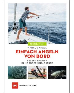 Einfach angeln von Bord
