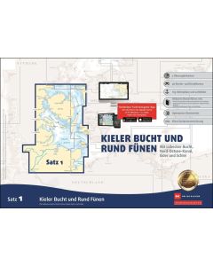 Sportbootkarten Satz 1: Kieler Bucht und Rund Fünen