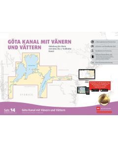 Sportbootkarten Satz 14: Göta Kanal mit Vänern und Vättern (Ausgabe 2022/2023)