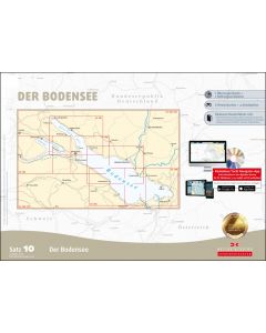 Sportbootkarten Satz 10: Bodensee (Ausgabe 2020)