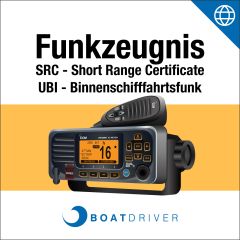 Online: BOATDRIVER - Funkzeugnis SRC (inkl. UBI-Fragen) (d)