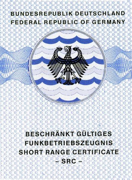 Funkzeugnis SRC